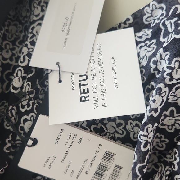 Dorothee Schumacher Floral Transparancies Black White Tiered Maxi Skirt New 2 - Picture 7 of 10